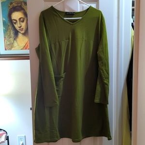 Olive Green Dress